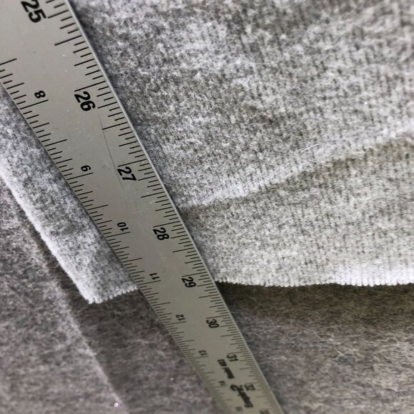 Zara Wide Leg Sweater Pants Womens S Gray Pull On Knit Fleece Soft Lounge - Picture 8 of 9